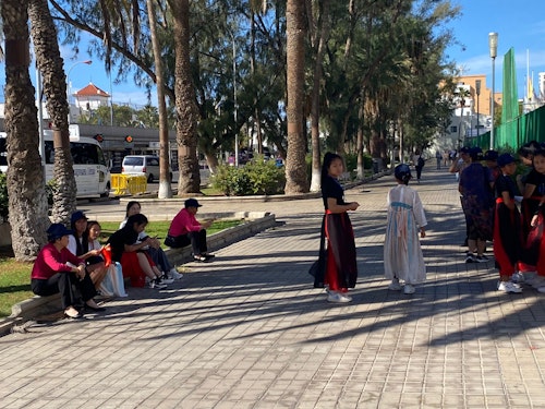 El presidente chino exprime su visita exprés a Gran Canaria: «Estoy encantado en la isla»