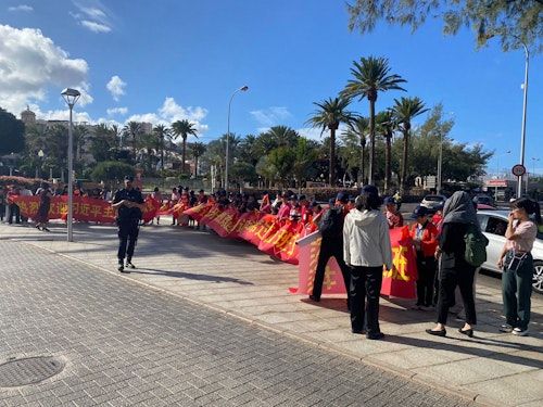 El presidente chino exprime su visita exprés a Gran Canaria: «Estoy encantado en la isla»