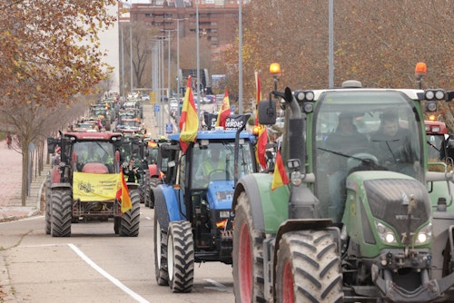 Así te hemos contado la tractorada de este martes en Valladolid
