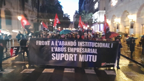 Así hemos contado la manifestación en Valencia contra Mazón