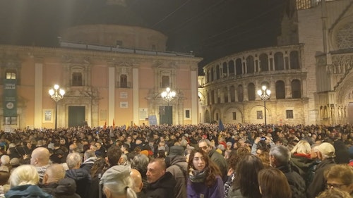 Así hemos contado la manifestación en Valencia contra Mazón