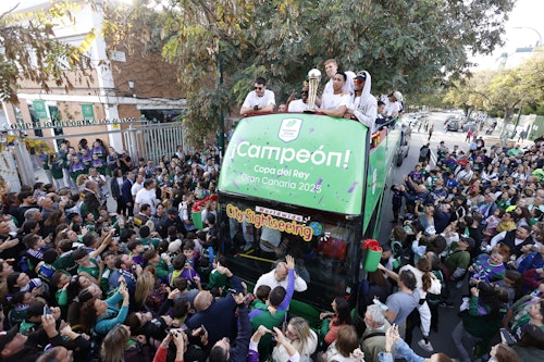 Directo | Celebración del Unicaja campeón de Copa 2025