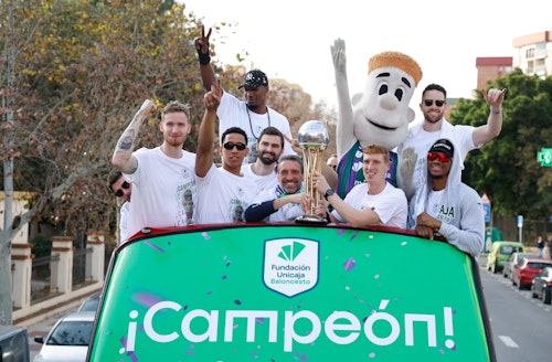 Directo | Celebración del Unicaja campeón de Copa 2025