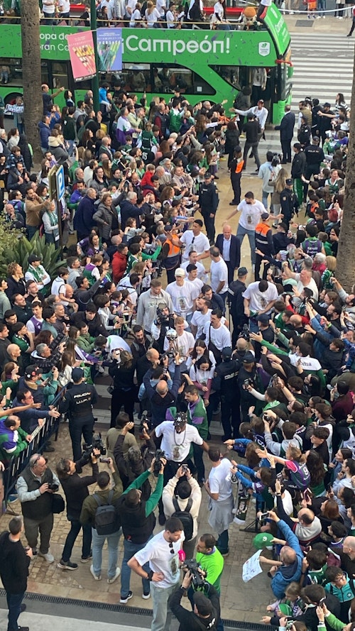Directo | Celebración del Unicaja campeón de Copa 2025