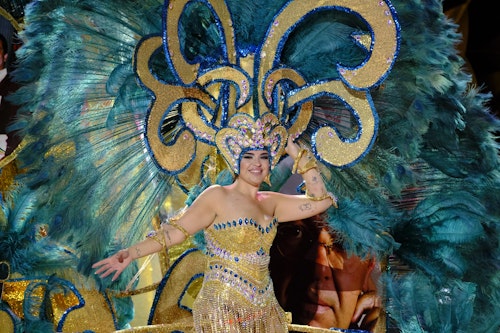 Coral Gutiérrez, nueva reina del carnaval de Las Palmas de Gran Canaria