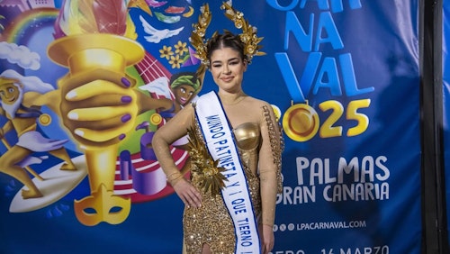 Coral Gutiérrez, nueva reina del carnaval de Las Palmas de Gran Canaria