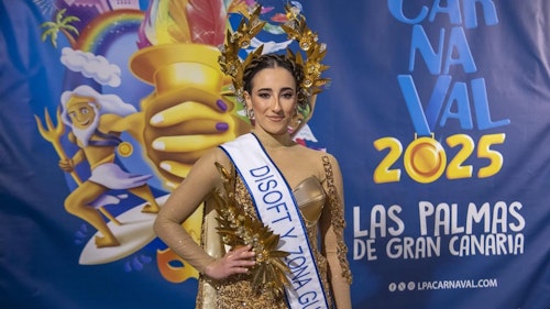 Coral Gutiérrez, nueva reina del carnaval de Las Palmas de Gran Canaria