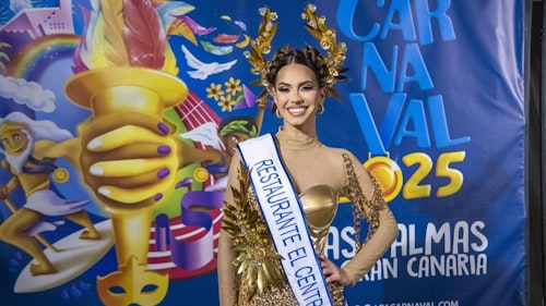 Coral Gutiérrez, nueva reina del carnaval de Las Palmas de Gran Canaria