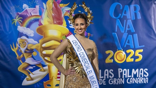 Coral Gutiérrez, nueva reina del carnaval de Las Palmas de Gran Canaria