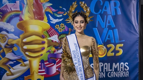 Coral Gutiérrez, nueva reina del carnaval de Las Palmas de Gran Canaria