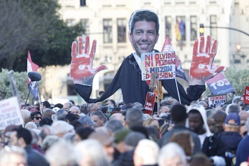 Así te hemos contado la sexta manifestación contra Mazón en Valencia