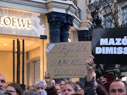 Así te hemos contado la sexta manifestación contra Mazón en Valencia