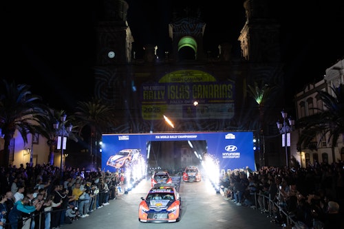 Así hemos narrado la primera jornada del Rally Islas Canarias 2025