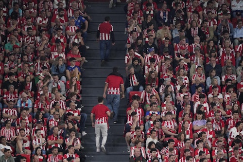 En directo, el ambiente del Athletic-Manchester United