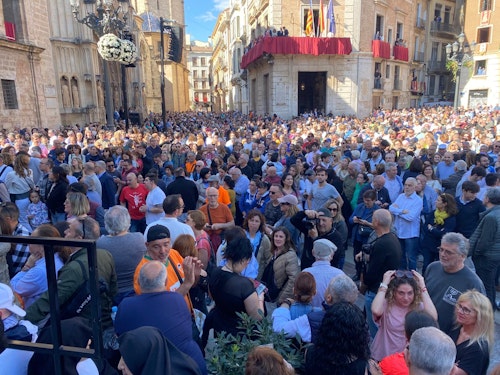 Así te hemos contado en traslado de la Virgen 2025