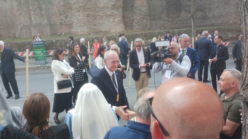 Directo | La Esperanza se encierra y se despide de Roma tras la Gran Procesión