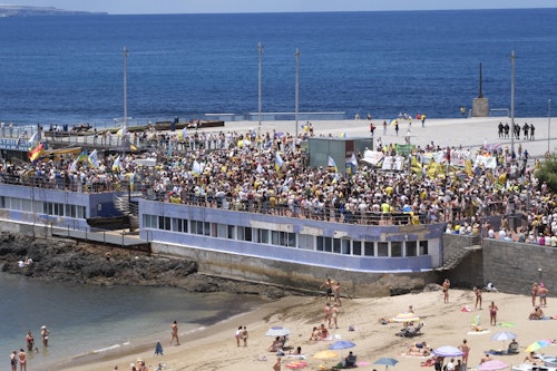 Así hemos contado en directo las manifestaciones del 18M &#039;Canarias tiene un límite&#039;