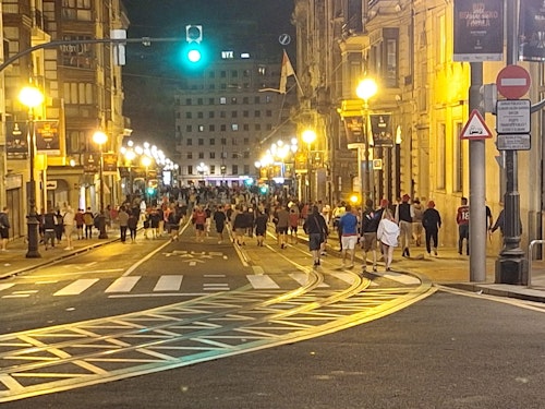 En directo, el ambiente en Bilbao de la final de la Europa League