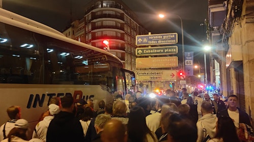 En directo, el ambiente en Bilbao de la final de la Europa League