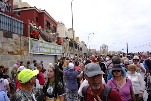 La Bajada de la Virgen del Pino: concluye el recorrido, la patrona ya está dentro de la catedral
