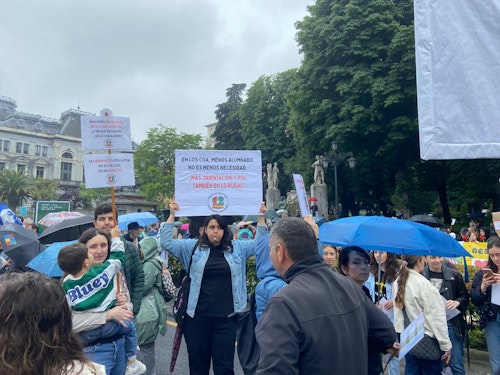 Así ha sido la multitudinaria protesta por la educación: «Mañana habrá huelga»