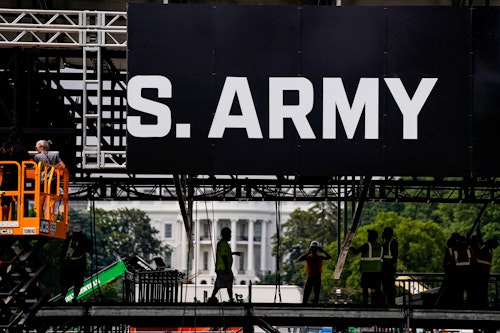 Trump advierte de que las protestas en el desfile del Ejército serán respondidas con 'una fuerza muy grande'