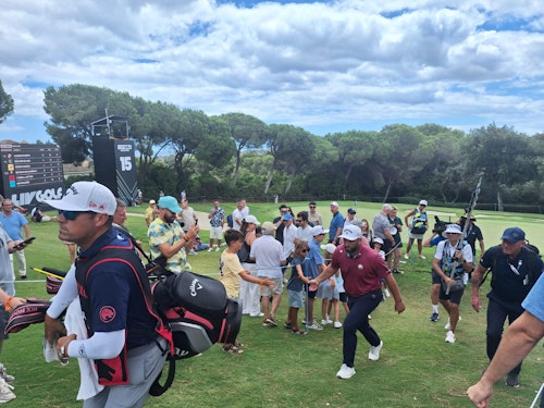 Un mal final amarga a Rahm en Valderrama y le deja a seis golpes del líder para la última jornada