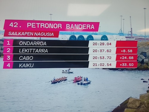 La Bandera Petronor desde Zierbena, en directo