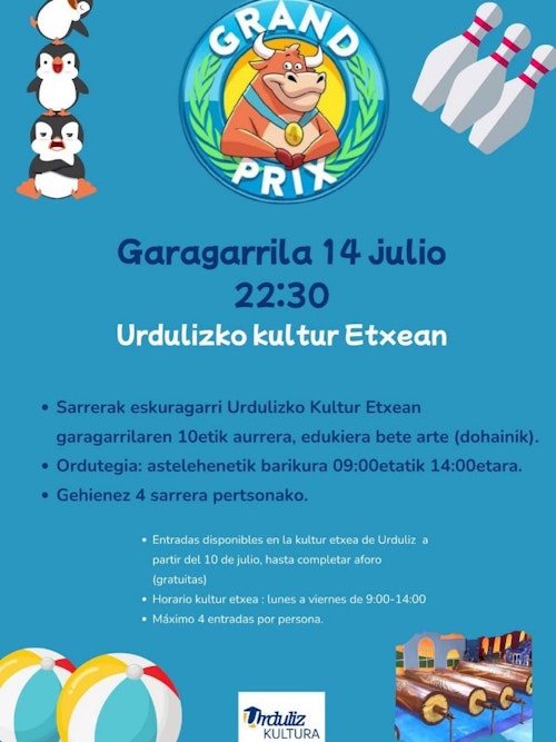 Sigue en directo la participación de Urduliz en el &#039;Grand Prix&#039;