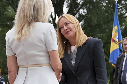 Avrupa liderlerinden oluşan heyet Beyaz Saray'a ulaştı
