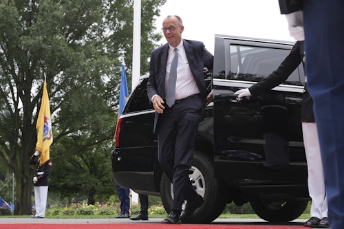 Avrupa liderlerinden oluşan heyet Beyaz Saray'a ulaştı