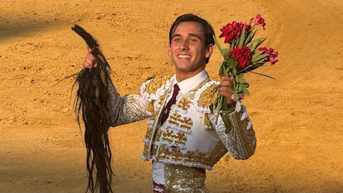 Escribano e Ismael Martín, a hombros en La Florida