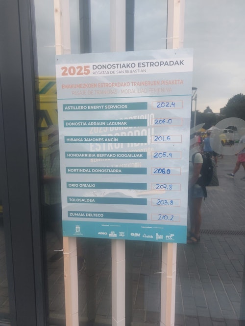 En directo, la bandera de La Concha