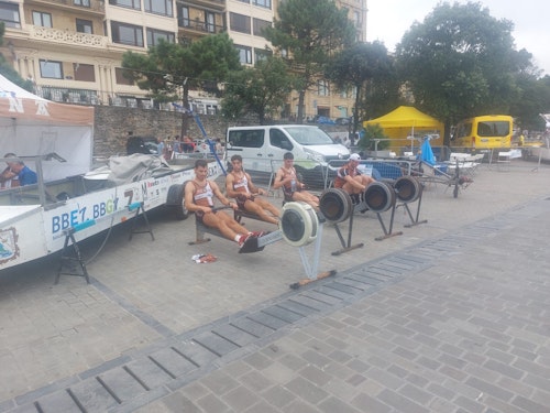 En directo, la bandera de La Concha