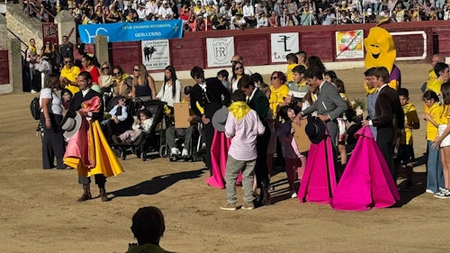 Triunfa la solidaridad más sincera en el festival taurino de Aerscyl