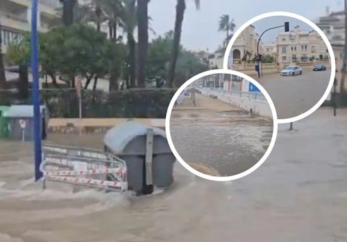Así hemos contado el paso de la dana Alice por Alicante