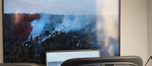 Los vecinos afectados por en incendio en el Monte Areo, en Gijón, ya están en sus casas
