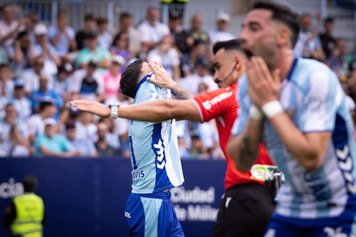 El Málaga golea al Andorra en La Rosaleda (4-1)