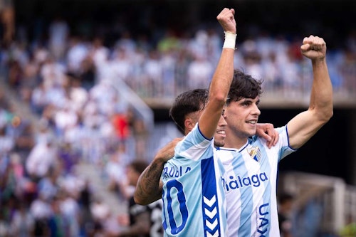 El Málaga golea al Andorra en La Rosaleda (4-1)
