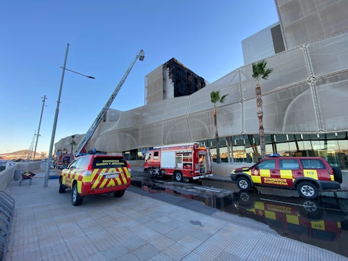 Así hemos contado en directo el incendio del hospital Santa Lucía de Cartagena