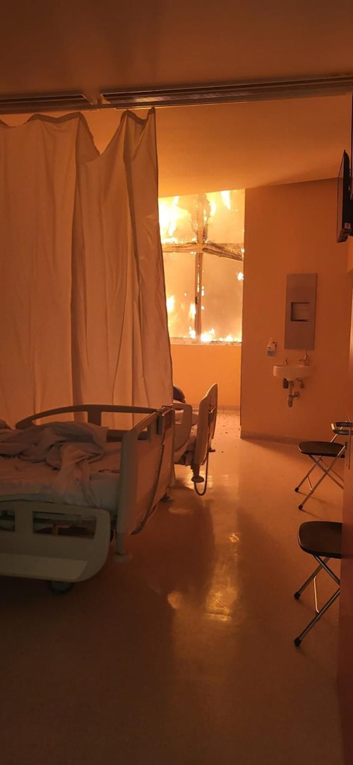 Así hemos contado en directo el incendio del hospital Santa Lucía de Cartagena