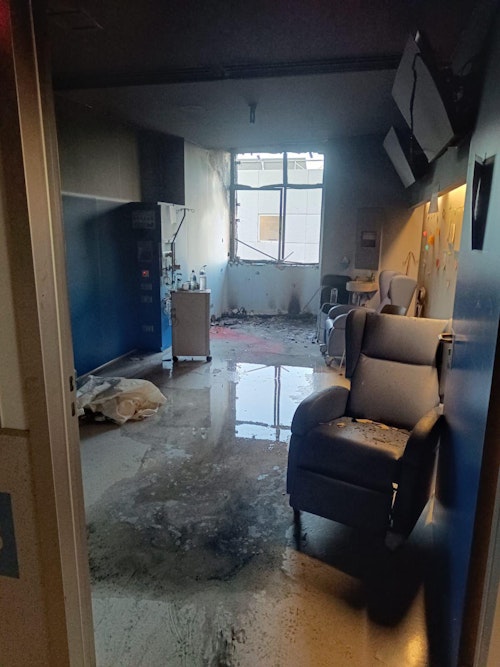 Así hemos contado en directo el incendio del hospital Santa Lucía de Cartagena