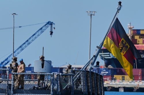 Έφτασε στο λιμάνι της Λεμεσού η γερμανική φρεγάτα FGS Nordrhein-Westfalen