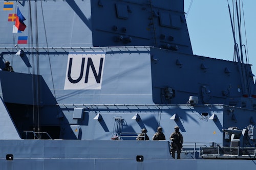 Έφτασε στο λιμάνι της Λεμεσού η γερμανική φρεγάτα FGS Nordrhein-Westfalen