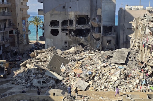 Lebanon says Israeli strikes kill at least 10